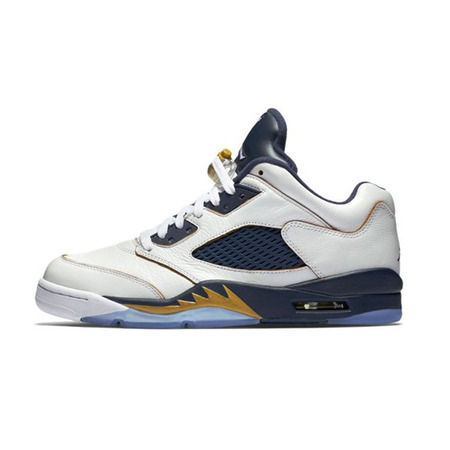 Air Jordan Retro 5 Low "Dunk From Above" (135/white/gold/navy)