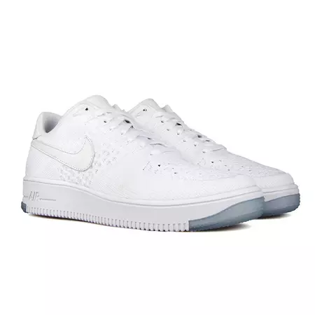 Wmns Air Force 1 Flyknit Low "White" (101)