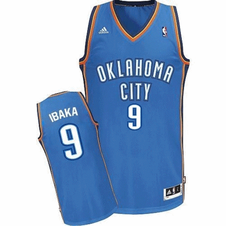 Adidas Camiseta Réplica Serge Ibaka Oklahoma (azul)