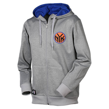 Adidas NBA Sudadera New York Knicks Fan Wear (gris/azul)