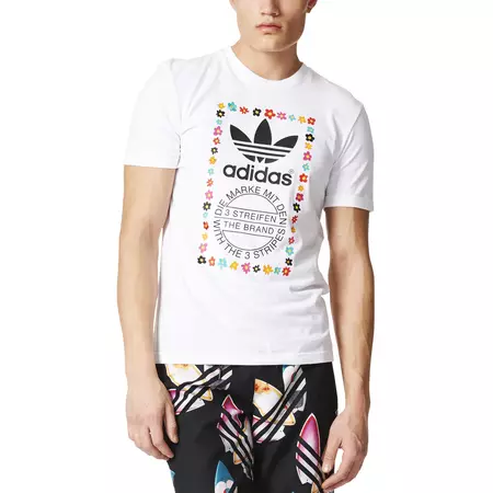 Adidas Originals Camiseta Graphic Daisy Flowers By Pharrell Williams