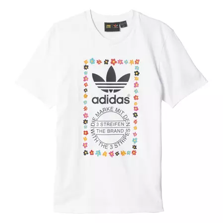 Adidas Originals Camiseta Graphic Daisy Flowers By Pharrell Williams