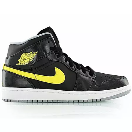 Air Jordan 1 Mid "VibrantYellow" (070/negro/amarillo)