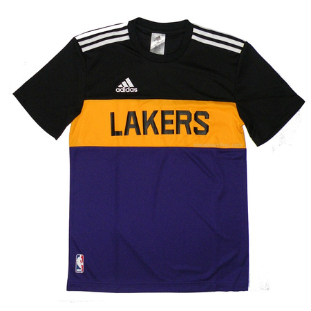 Adidas Camiseta NBA Lakers Winter Hoops (negro/amarillo/purpura)