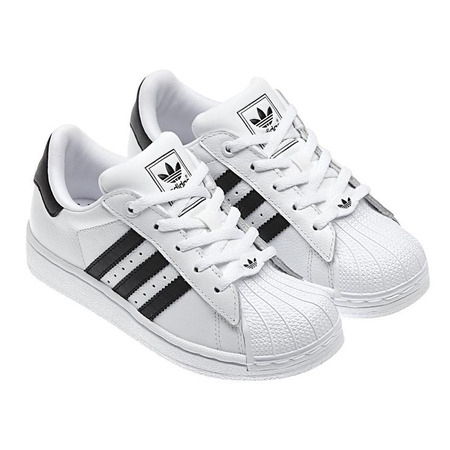 Adidas Superstar 2 K (36-40)(blanco/negro)