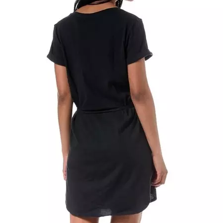 Adidas Vestido Mujer Original Tee Dress (negro/oro)