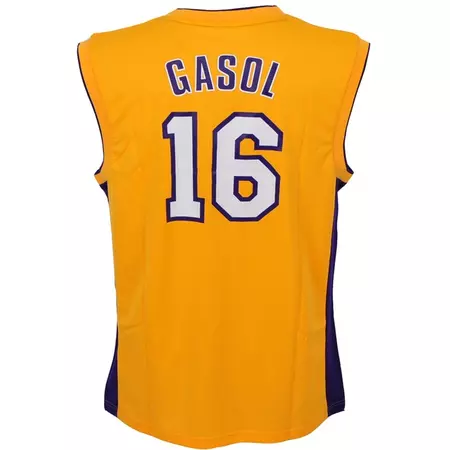 Adidas Camiseta Réplica Gasol Lakers (amarillo/purpura/blanco/)