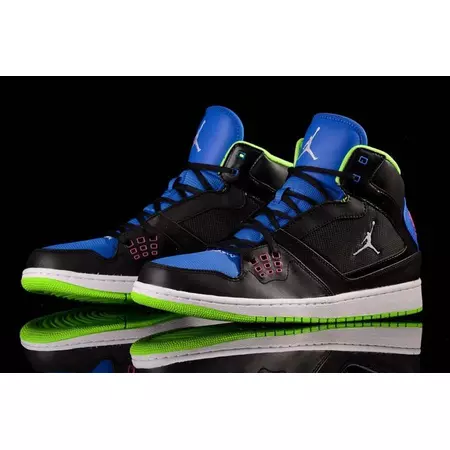 Jordan 1 Flight "Flash Lime" (057/negro/azul/lima)