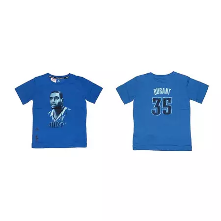Adidas Camiseta NBA Kevin Duran Graphic Player Niño (azul)