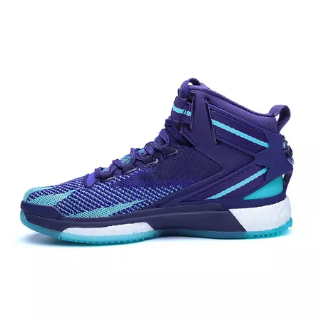 D Rose Primeknit Boost 6 "Blue Glow" (dark purple/blue glow)