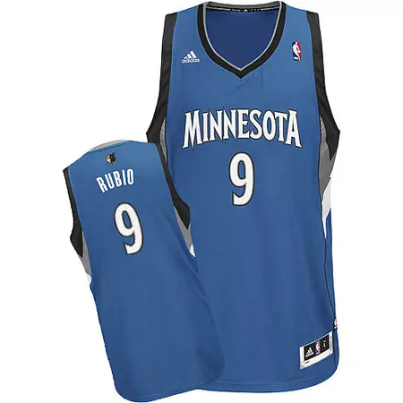 Adidas Camiseta Réplica Ricky Rubio Minesota (azul/blanco)