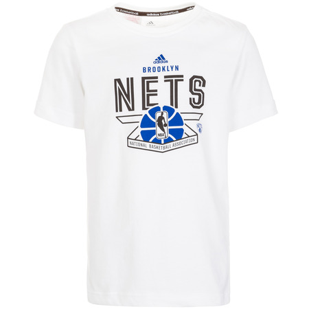 Adidas Camiseta Niño NBA Brooklyn Nets Price Point (blanco/azul/negro)