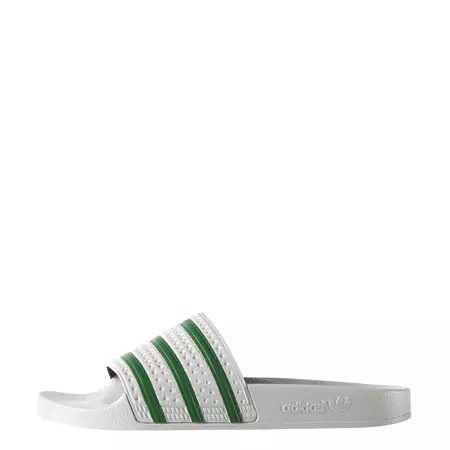 Adidas Originals Adilette (blanco/verde)