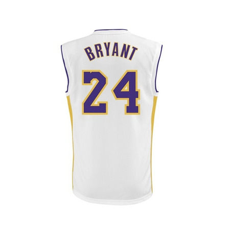 Adidas Camiseta Réplica Bryant Lakers (blanco/purpura/amarillo)