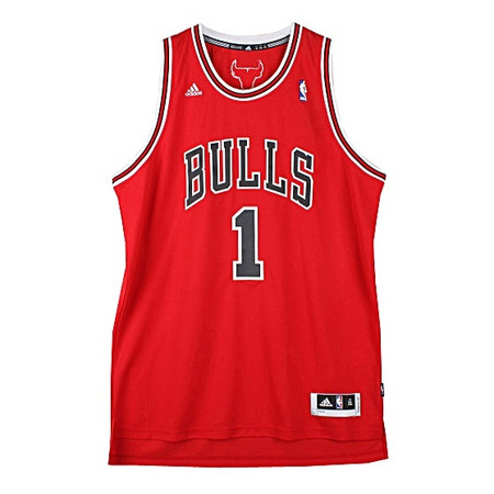 Adidas Camiseta Swingman NBA Rose Bulls (rojo/negro)