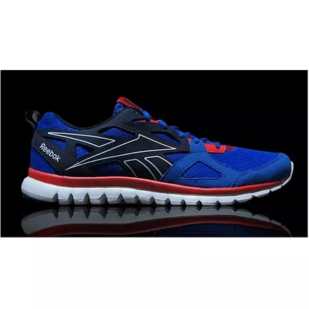 Reebok Hombre SubLite Prime Running (Azul/RojoNegro)