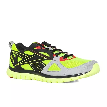 Reebok Hombre SubLite Prime Running (Amarillo/Negro/Gris)
