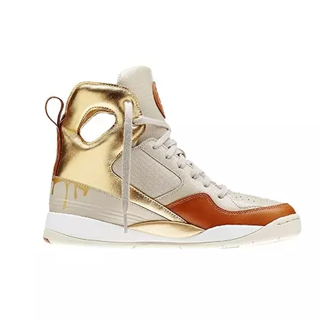 Reebok Alicia Keys Court Mid (caqui/marron/Oro)