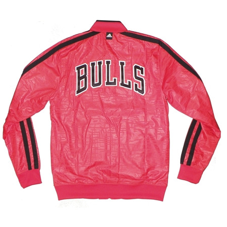 Adidas Chaqueta On-Court Chicago Bulls (rojo/negro)