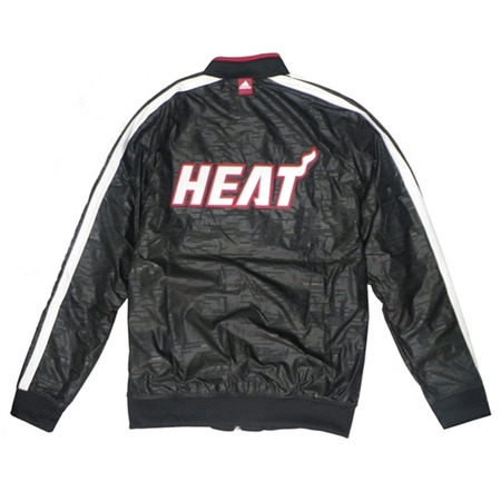 Adidas Chaqueta On-Court Miami Heat (negro/blanco)