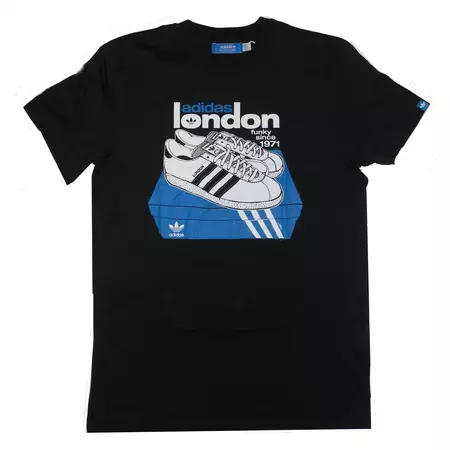 Adidas Camiseta Graphic London (negro)