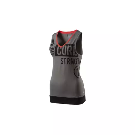 Reebok Fitness Printed Tank Camiseta (Gris)