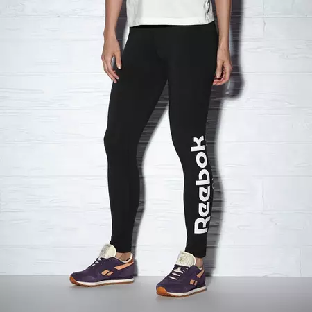 Reebok Classic Mujer Leggings Logo (negro)