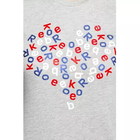 Reebok Camiseta Mujer Heart (Gris)