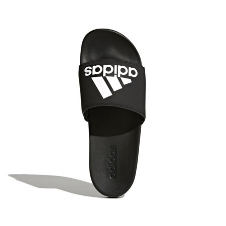 Adidas Adilette Cloudfoam Plus Logo Slide (Black)