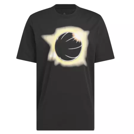 Adidas Basketball Novelty Eclipsed Graphic Tee "Black"