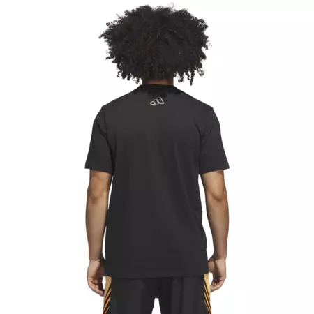 Adidas Basketball Novelty Eclipsed Graphic Tee "Black"