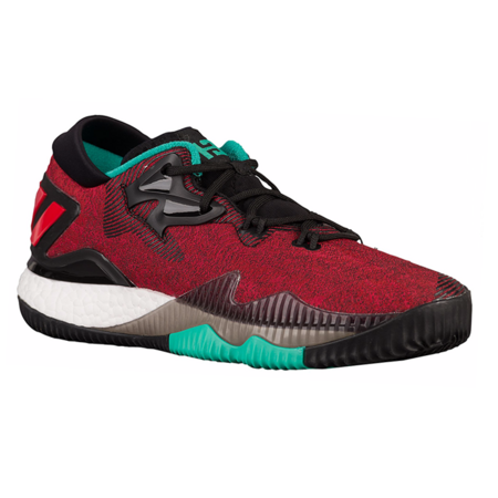 Adidas Crazylight Boost Low 2016 James Harden "Red Ghost" (core black/white/shock mint)