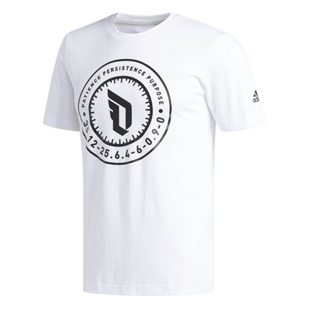 Adidas Dame Commercial Tee White
