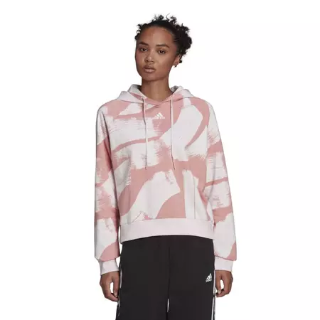 Adidas Essentials Print Relaxed Hoodie