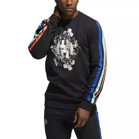 Adidas Harden Fleece Crew "Black"