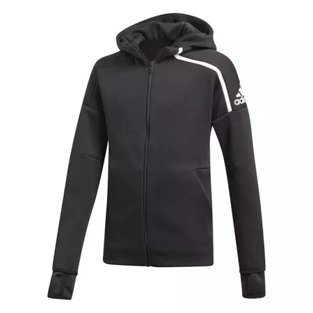 Adidas Junior YG Z.N.E. 3 FZ Hoodie (Black)