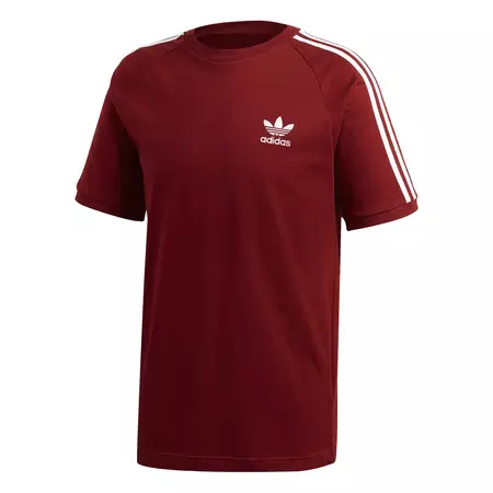 Adidas Originals 3 Stripes T-Shirt (Red)