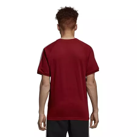 Adidas Originals 3 Stripes T-Shirt (Red)