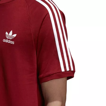 Adidas Originals 3 Stripes T-Shirt (Red)