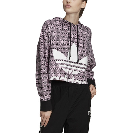 Adidas Originals Allover Print Hoodie (magic berry)