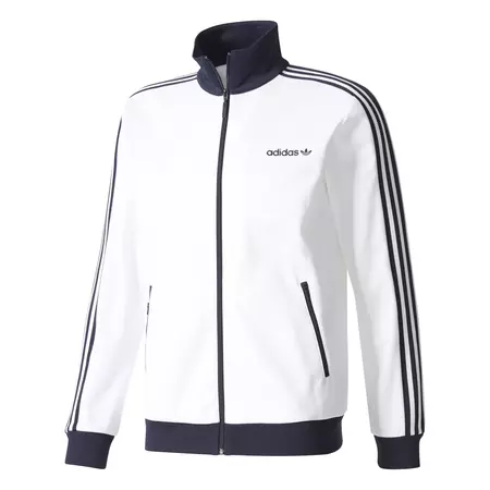 Adidas Originals Beckenbauer Track Top (White/Navy)