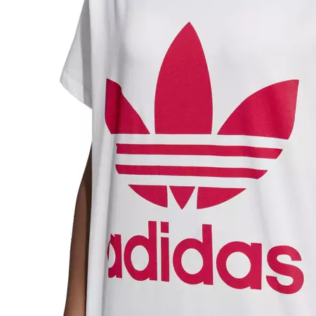 Adidas Originals Big Trefoil Oversize Tee W (white/Red)