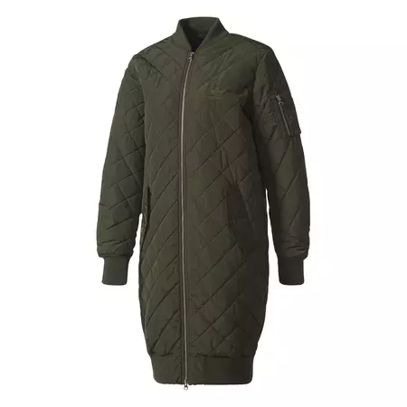 Adidas Originals Bomber Long Quilted Jacket W (Night Cargo F15)