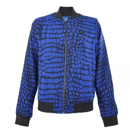 Adidas Originals Chaquet Femme New York Printed Superstar TT (azul/negro)