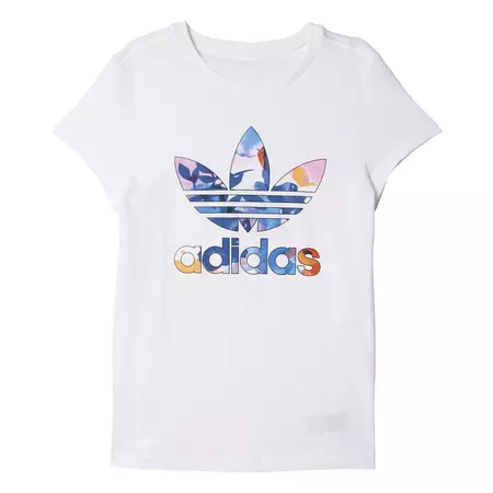 Adidas Originaºls Classic EQT Trefoil Logo Tee J (white/multicolor)