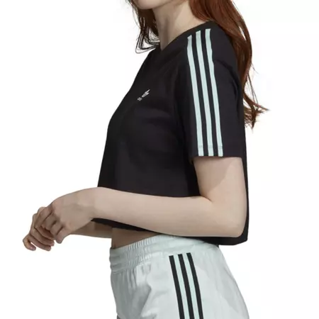 Adidas Originals Cropped Tee (Black)