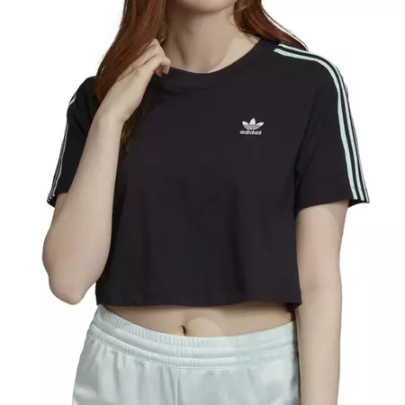 Adidas Originals Cropped Tee (Black)