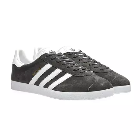 Adidas Originals Gazelle (dark grey/white/gold metallic)