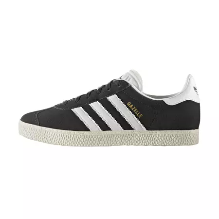 Adidas Originals Gazelle J (dark grey/white/gold metallic)