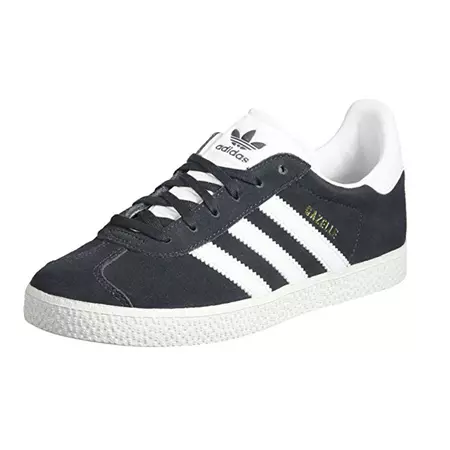 Adidas Originals Gazelle J (dark grey/white/gold metallic)